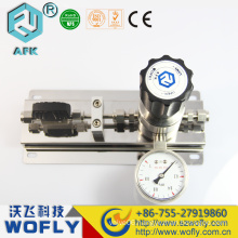 Metal-to-metal diaphragm seal high Flow Oxygen Regulator